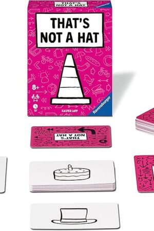 The Ravensburger That's Not A Hat - Fun Bluffing & Memory Party Game for All Ages Components | Ideal for Family Gatherings | Great Replay Value | FSC-Certified Materials