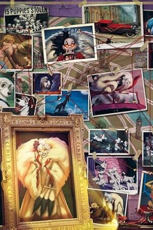 The Ravensburger Disney Villainous: Cruella de Vil - 1000 Piece Jigsaw Puzzle for Kids and Adults | Unique Pieces with Softclick Technology | Vibrant, Glare-Free Design | Ideal for Ages 14+