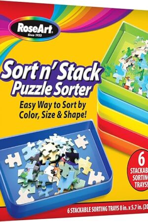 The RoseArt - Sort N'Stack Puzzle Sorter for Adults