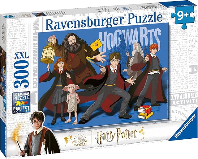 The Ravensburger Puzzle Harry Magic School Hogwarts 300 Pieces XXL Harry Potter Puzzle for Children