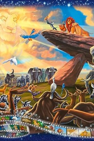 The Ravensburger Disney Collector's Edition The Lion King 1000 Piece Jigsaw Puzzle for Adults - 12000321 - Handcrafted Tooling, Made in Germany, Every Piece Fits Together Perfectly