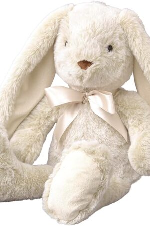 The Plush Bunny - Stuffed Bunny Rabbit - Animal Toy for Baby, Toddler and Kids - Cute and Cuddly Friend for Boy or Girl - Great Gift for Easter, Christmas, Birthday