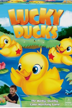 The Pressman Lucky Ducks -- The Memory and Matching Game that Moves, 5"