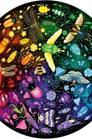 The Ravensburger Circle of Colors: Insects 500 Piece Jigsaw Puzzle for Adults - 12000820 - Handcrafted Tooling, Made in Germany, Every Piece Fits Together Perfectly