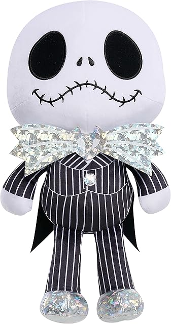 The Disney100 Years of Wonder 17-inch Jack Skellington Large Plush, Once-in-a-Lifetime Exclusive, Kids Toys for Ages 2 Up by Just Play