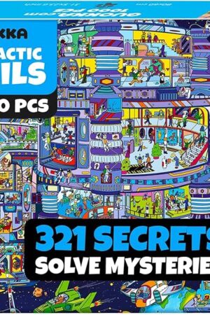 The QUOKKA 1000 Piece Jigsaw Puzzle for Adults Galactic Tails – Premium Box Packaging with Extra Fun Challenges - Stunning Galaxy Dog Puzzle - Perfect for Relaxation & Creativity & Gift Giving