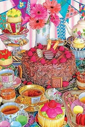 The RoseArt - Kodak Premium - Tea Party Tent - 1500 Piece Jigsaw Puzzle for Adults
