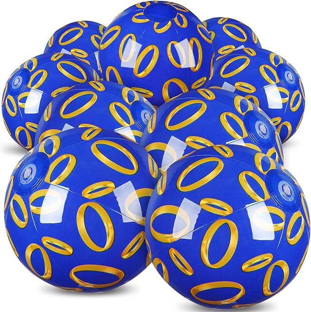 The Leyndo 12 Pack Themed Beach Ball for Kids 7.87" Bulk for Summer Pool and Beach Game Gifts and Birthday Party Supplies and End of The Year Class Party Decorations Favor