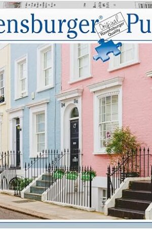 The Ravensburger Puzzle: Colourful Town Houses in London - 500 Piece Puzzle for Adults & Children from 14 Years - City Motif