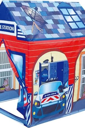 The POCO DIVO Police Station Play Tent Kids Pretend Super Hero Playhouse