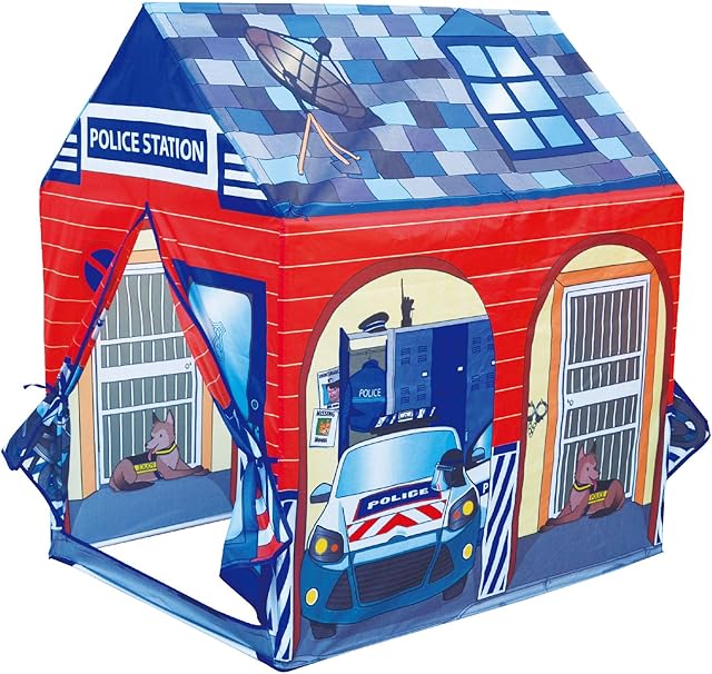 The POCO DIVO Police Station Play Tent Kids Pretend Super Hero Playhouse