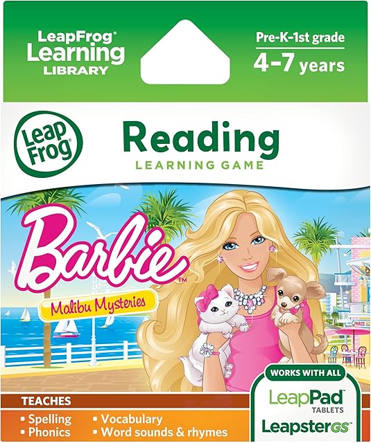 The LeapFrog Barbie Learning Game for LeapPad Tablets and LeapsterGS