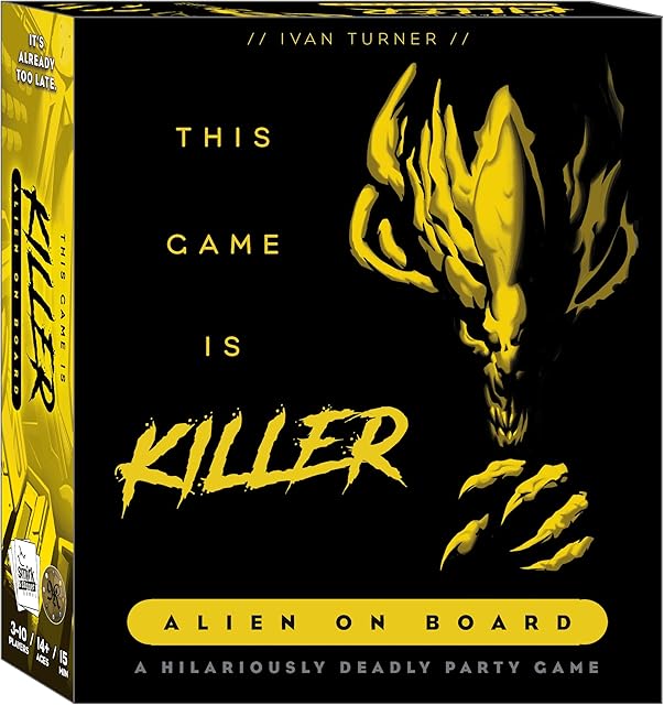 The This Game is Killer, Party Board Game, for 3 to 10 Players and Ages 14+, Smirk & Dagger