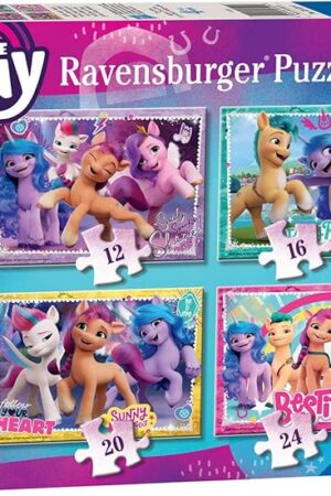 The Ravensburger My Little Pony The Movie 2-4 in Box (12, 16, 20, 24 Pieces) Jigsaw Puzzles for Kids Age 3 Years Up