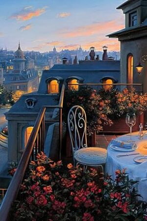 The Ravensburger Paris Balcony 1000 Piece Jigsaw Puzzle for Adults - 12000656 - Handcrafted Tooling, Made in Germany, Every Piece Fits Together Perfectly