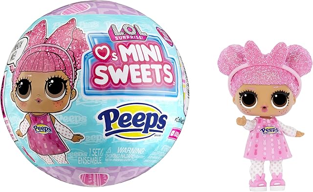 The L.O.L. Surprise! LOL Surprise Loves Mini Sweets Peeps - Cute Bunny with Collectible Doll, 7 Surprises, Spring Theme, Peeps Limited Edition Doll- Great Gift for Girls Age 4+
