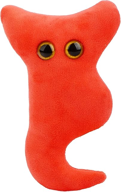 The GIANT MICROBES Appendix Plush, Appendix Surgery Recovery, Appendicitis Gift, Appendectomy Recovery Gifts, Surgery Recovery Gifts, Get Well Gift