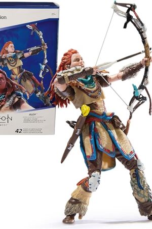 The PlayStation Horizon Forbidden West, Deluxe 6? Aloy Action Figure with 15 Accessories, The Shapes Collection, for PS5 Fans & Collectors Ages 17+