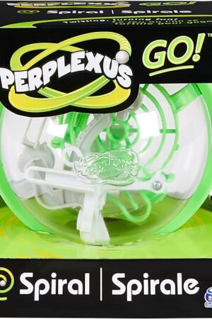 The Perplexus GO! Spiral, Compact Challenging Puzzle Maze Skill Game