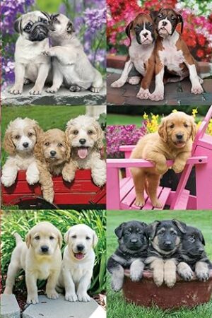 The Ravensburger Puppy Pals 500 Piece Jigsaw Puzzle for Adults - 12000196 - Handcrafted Tooling, Made in Germany, Every Piece Fits Together Perfectly