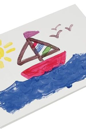 The Prang (Formerly Art Street) Fingerpaint Paper, White, 11" x 16", 100 Sheets