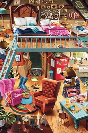 The Ravensburger Dean Macadam Goldilocks Gets Caught! 1000 Piece Jigsaw Puzzle for Adults - 12000423 - Handcrafted Tooling, Made in Germany, Every Piece Fits Together Perfectly