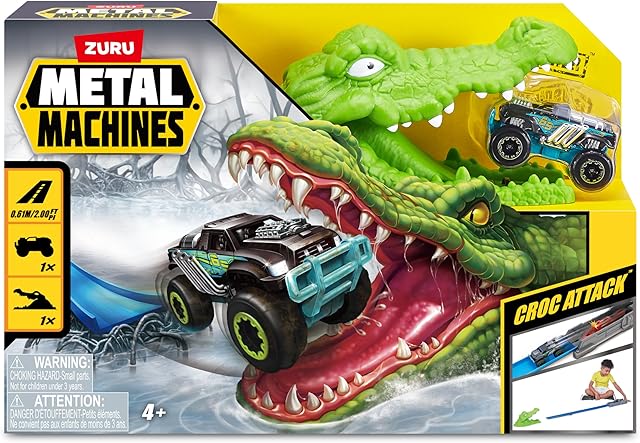 The ZURU 6718 Metal Machines Croc Attack Playset