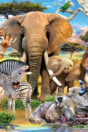 The Ravensburger Baby Love 500 Piece Jigsaw Puzzle | Large Format for Adults | Vibrant, Glare-Free, and Easy-to-Handle | Perfect Interlocking Fit | Promotes Family Bonding Time
