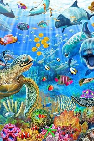 The Puzzles for Kids Ages 6-8 8-10 Year Old - Ocean Adventure Puzzle, 200 Pieces Jigsaw Puzzles for Kids, Learning Educational Toys for Boys and Girls