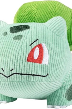 The Pokémon 8" Bulbasaur Corduroy Fabric Plush - Limited Edition - Officially Licensed - Authentic Soft Stuffed Animal Toy Starter Figure - Gift for Kids, Boys, Girls - 2+