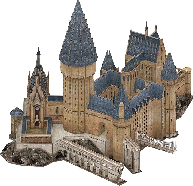 The 4D Cityscape Harry Potter Great Hall Paper 3D Puzzle Standard, Multicolored