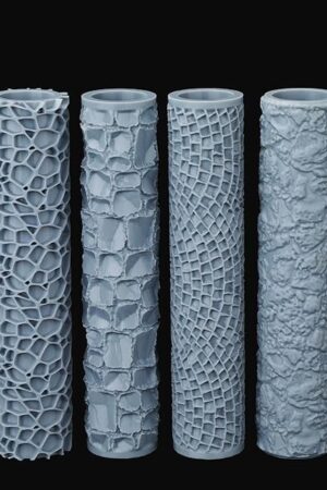 The RPG Terrain Texture Roller for Foam and Clay Modeling- Professional for Dungeon Walls, DND Terrain Sets, TTRPG Buildings, and Role Playing Table Maps- AS744A Road Paving