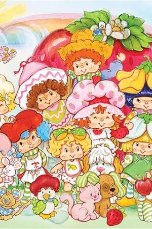 The RoseArt - Strawberry Shortcake - Strawberry Shortcake and Friends - 300 Piece Jigsaw Puzzle for Adults