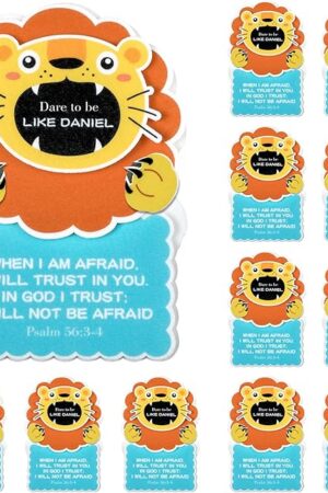 The Peryiter 24 Pieces Dare to Be Daniel Sign Kits, Sunday School Crafts DIY Church Religious Crafts Felt Bible School Crafts Christian Crafts for Kids Home Classroom Sunday School Activities
