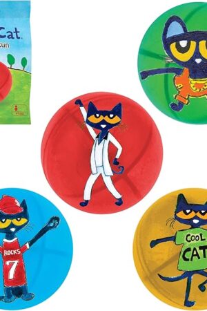 The PicassoTiles Magnet Marble Run Tiles Pete The Cat Themed Character Marbles for Magnetic Building Block Construction Tile Maze Structures STEM Learning Pretend Play Fun Toys Girls Boys Ages 3+ PTG02