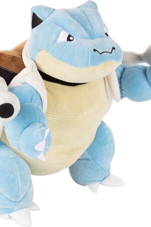 The Pokemon 12" Blastoise Large Plush - Squirtle Evolution Figure - Officially Licensed - Authentic Soft Stuffed Animal Toy - Gift for Kids, Boys, Girls - 2+