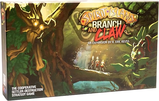 The Greater Than Games | Spirit Island: Branch & Claw | Cooperative Strategy Board Game Expansion | 1 to 4 Players | 90+ Minutes | Ages 14+