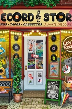 The Ravensburger Vintage Vinyl 1000 Piece Jigsaw Puzzle for Adults - 12000250 - Handcrafted Tooling, Made in Germany, Every Piece Fits Together Perfectly