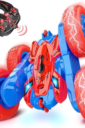 The RC Cars Toys for Boys Ages 3-8 Kids Remote Control Stunt Car Toy Gifts for 4 5 6 7 8 9 10 Year Old Boy Girl Birthday Gift 360° Flip 4WD Car for Boys Age 4-6 5-7