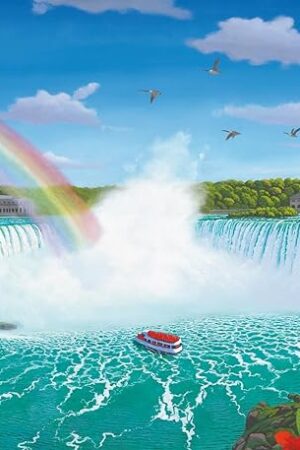 The Ravensburger Niagara Falls 1000 Piece Jigsaw Puzzle | Captivating Waterfall Views | Seamless Piece Fit | Premium Construction