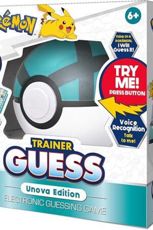 The Pokémon: Trainer Guess - Unova - Electronic Guessing Game, Collect 156 Regional, Field Guide, Talk to Your Light & Sound Poke Ball, Kids 6+