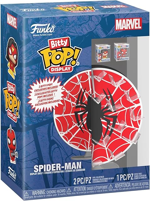 The Funko Pop! Bitty Display: Spider-Man Web