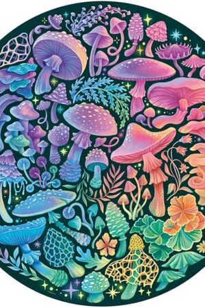 The Ravensburger Mushrooms 500 Piece Large Format Jigsaw Puzzle | Challenging Fun for Adults | Captivating Imagery | Certified Sustainable Materials