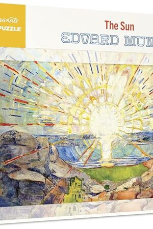 The Pomegranate 1000-Piece Jigsaw Puzzle for Adults, Edvard Munch's The Sun, Matte Finish, Snug Fit