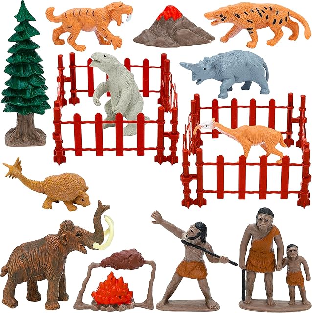 The ONEST 22 Pieces Native American Figurines Indian Figurines Indians Historical Plastic Action Figures for Projects Decoration Birthday Gift Dollhouse Cake Toppers