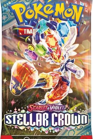 The POKEMON TCG: Scarlet & Violet Stellar Crown BOOSTER PACK (1 PACK) - 10 Cards