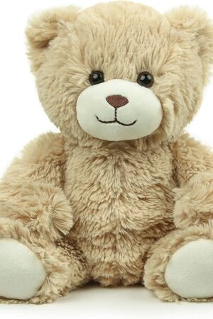 The Plushland Classic Teddy Bear Stuffed Animal Plush Toys, Small Brown Plush Bear - Home Party Plushies Decoration, for Kids and Adults - 10 Inches (Furry)