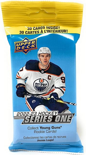 The Upper Deck 2022-23 Series 1 Hockey Card Fat Pack (Contains 30 Cards)