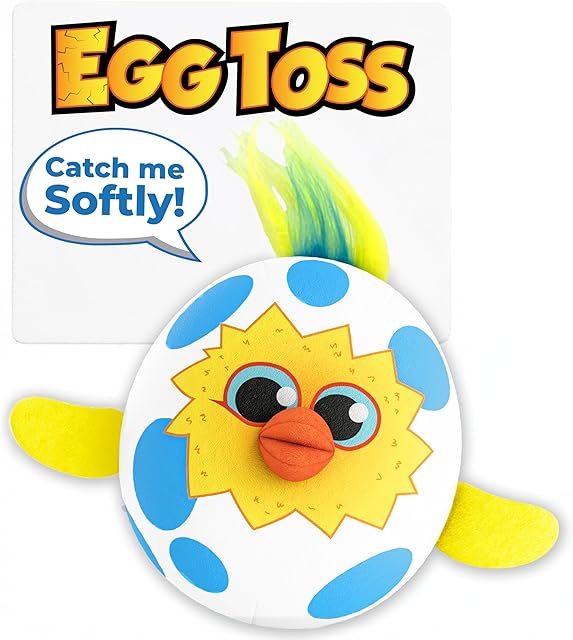 The Move2Play, Egg Toss, Hilariously Wild and Fun Active Play Game | Gift for Kids & Toddlers | Boys & Girls Ages 3, 4, 5, 6, 7, 8+ | Indoor/Outdoor Toy | Summer & Camping Fun