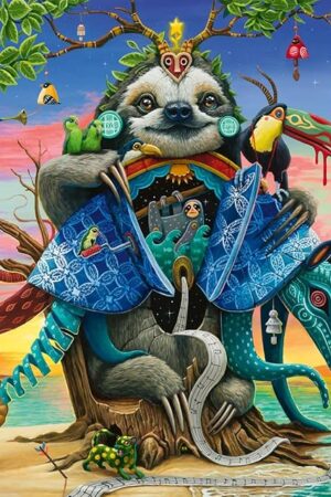 The Ravensburger Afterglow 500 Piece Jigsaw Puzzle | Magical Endangered World by Dulk | Environmentally Inspired Art | Premium Quality | Eco-Friendly Materials